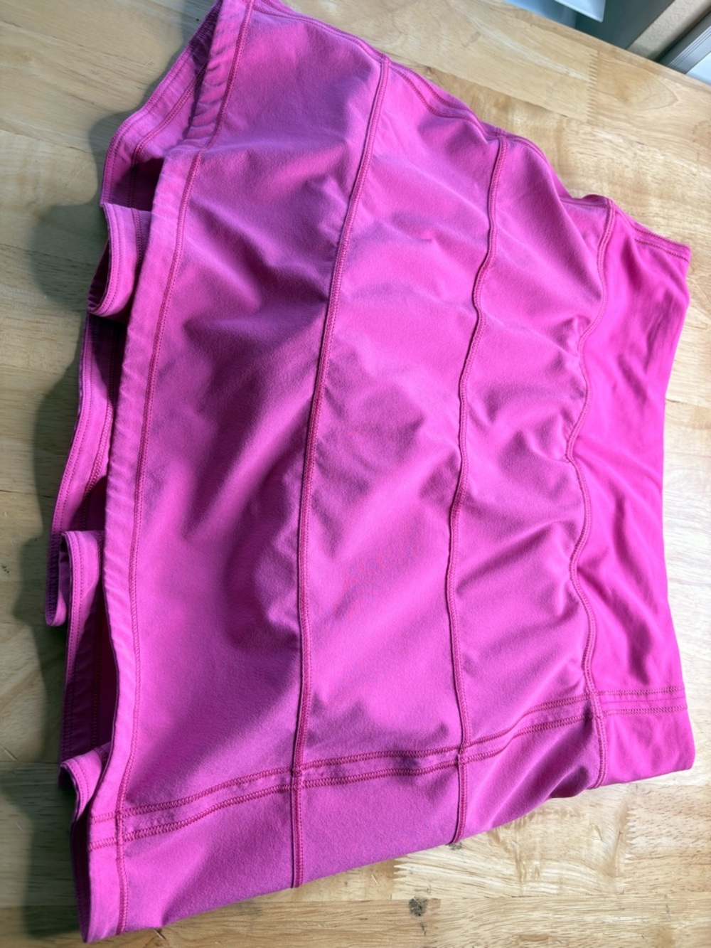 Lululemon sonic Pink pleated Athletic Skirt with Built-In Shorts